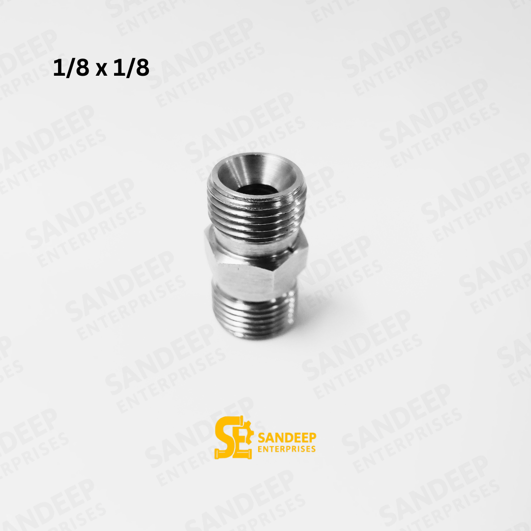 SS 1/8*1/8 Hex Nipple Adapter