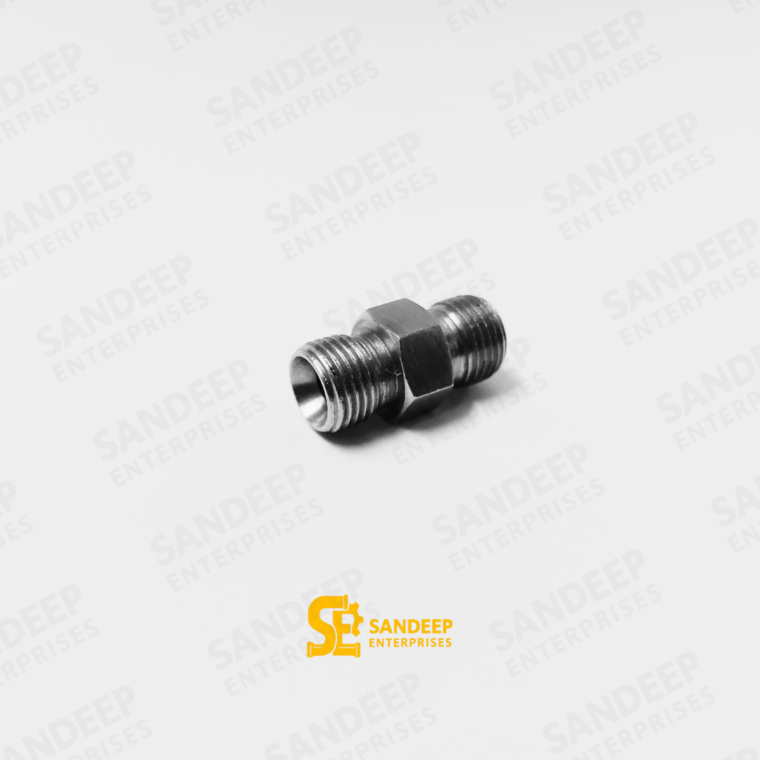 SS 1/8*1/8 Hex Nipple Adapter